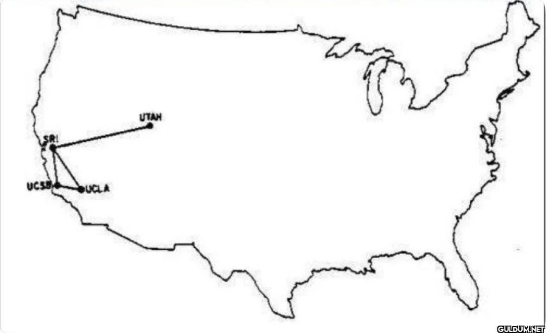 Map of the internet in...