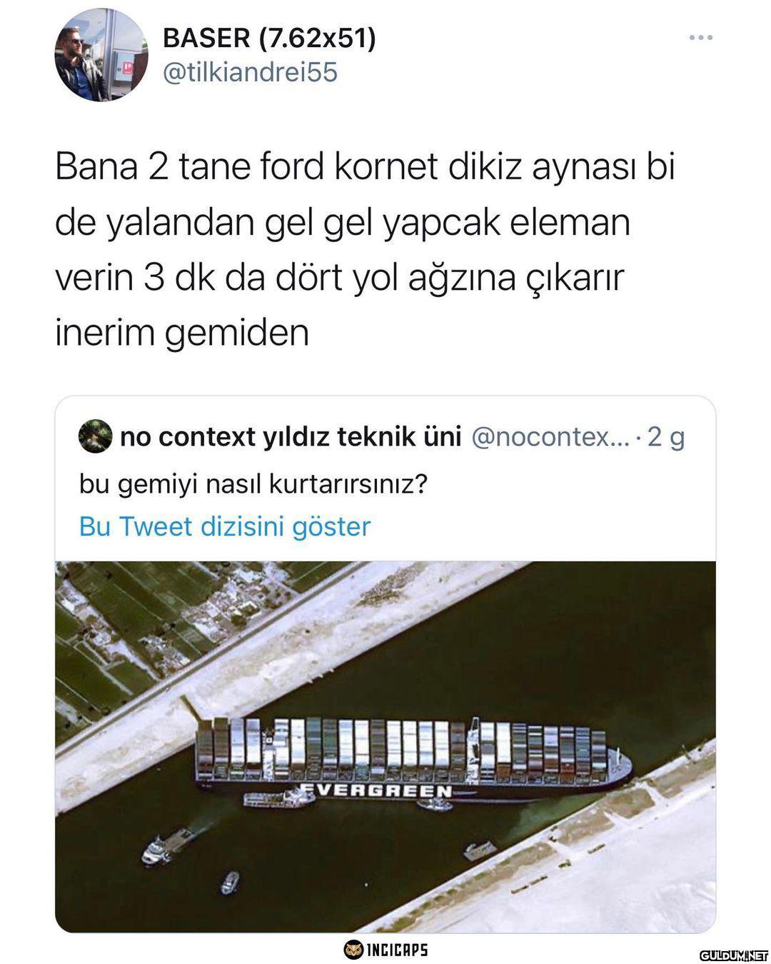 Çözüm belli  BASER...