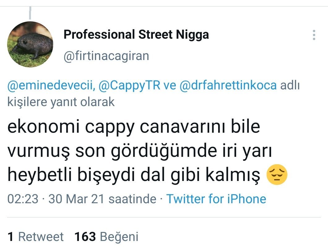 Cappy canavarı gene...
