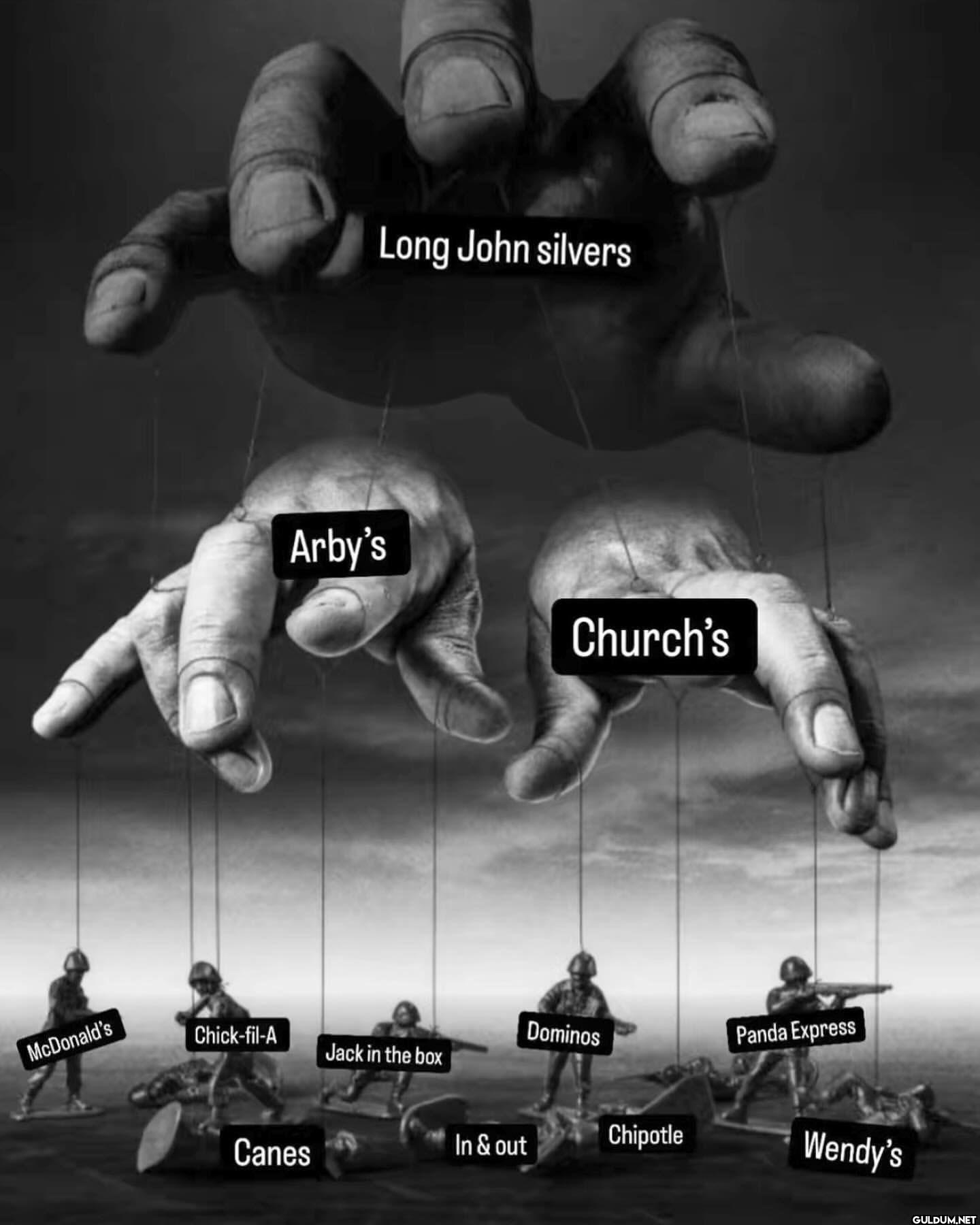 Long John silvers Arby's...