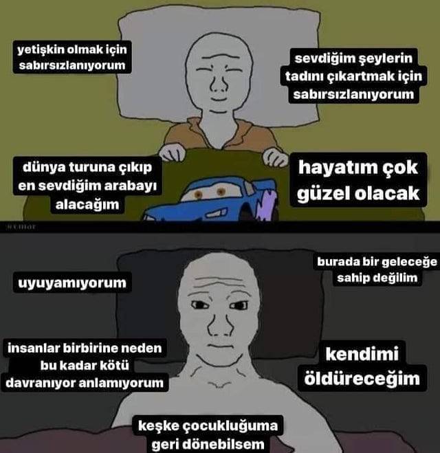 yetişkin olmak için...