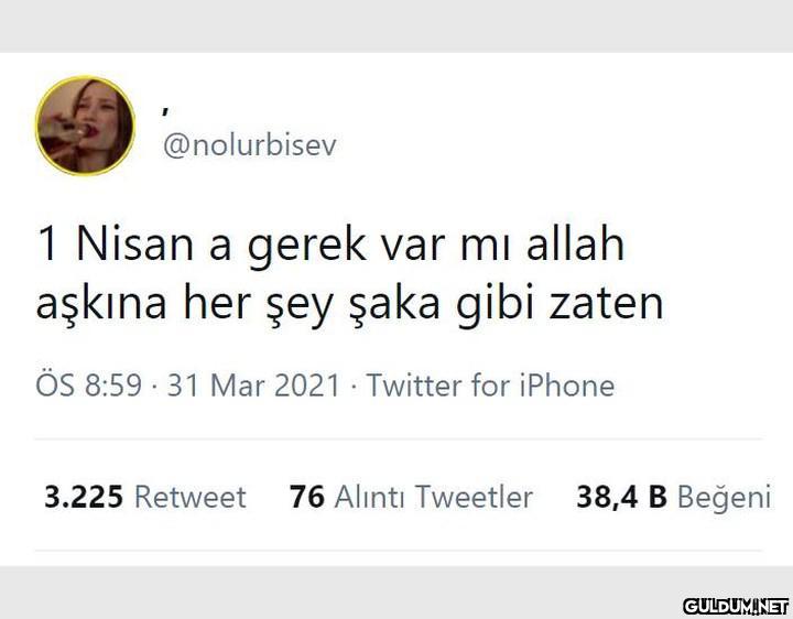 1 Nisan a gerek var mı...