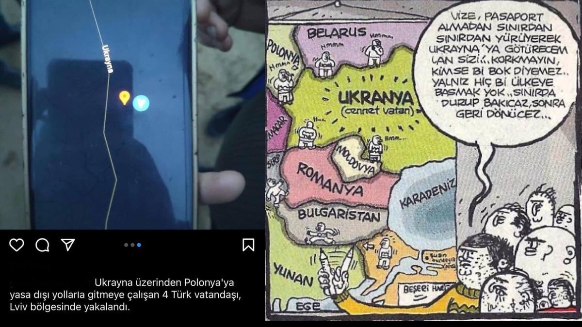 Tam sınırdan...