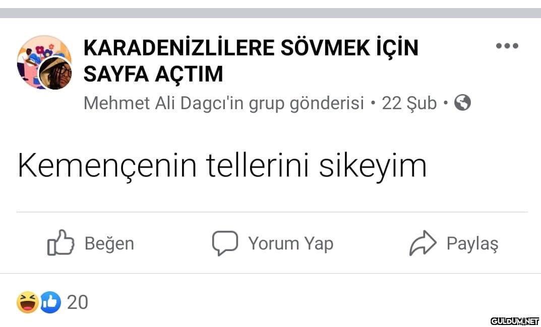 KARADENİZLİLERE SÖVMEK...
