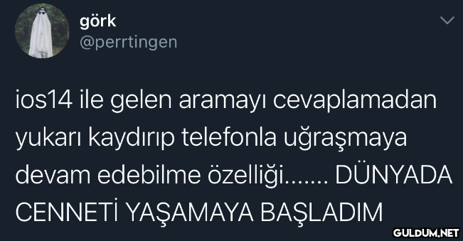 görk @perrtingen ios14 ile...
