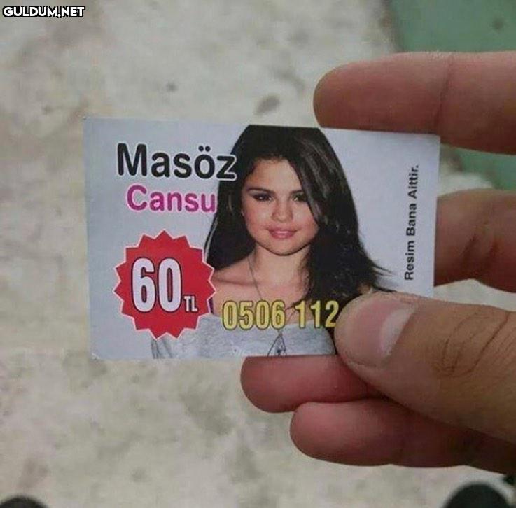 “Resim bana aittir”  alas...