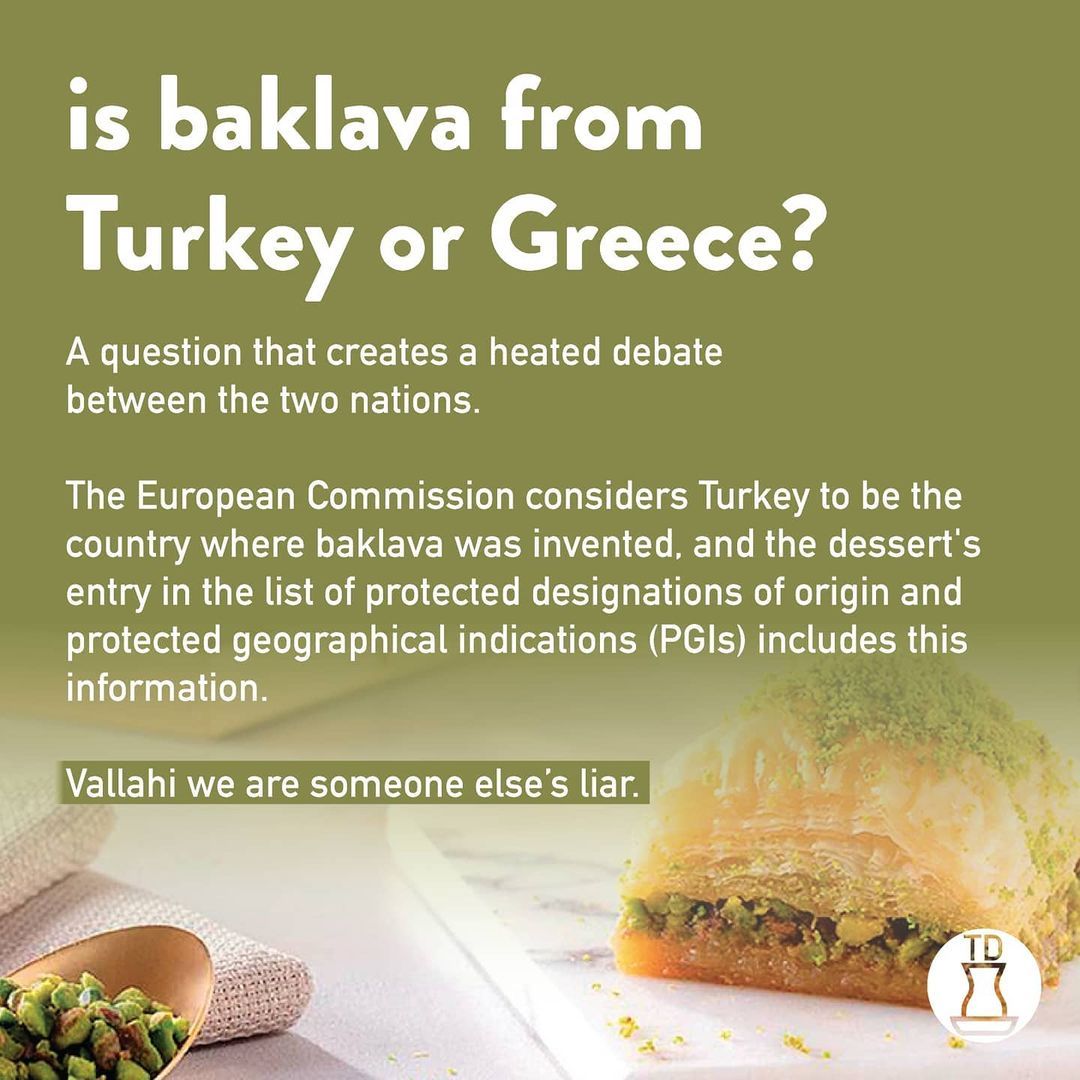Baklava Türk mü Yunan mı...