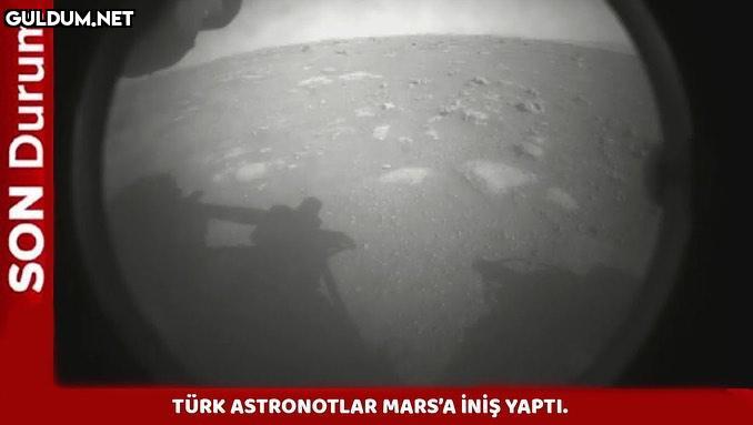 Mars’tan ilk görüntüler...