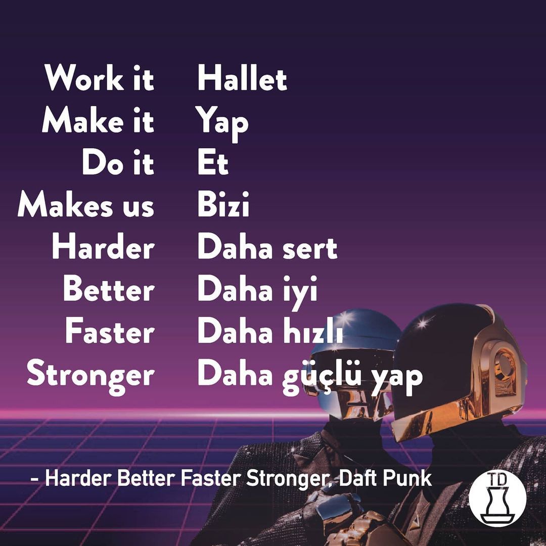 Teşekkürler Daft Punk ❤️...