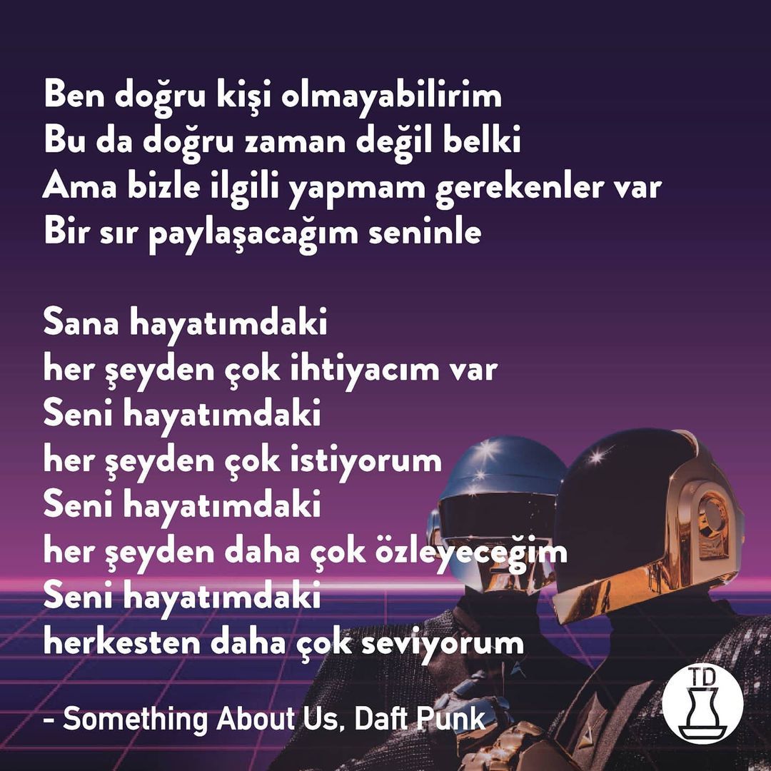 Teşekkürler Daft Punk ❤️...