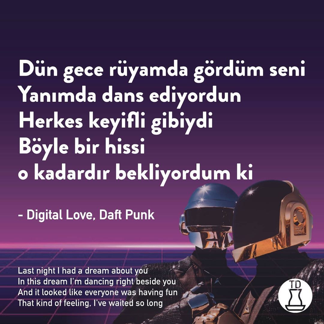 Teşekkürler Daft Punk ❤️...