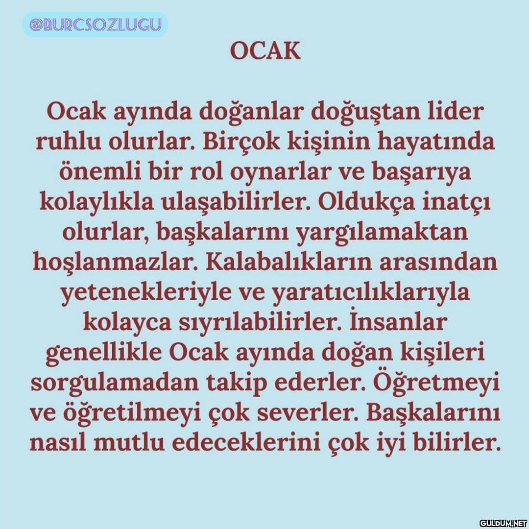 Doğduğunuz Aya Göre...