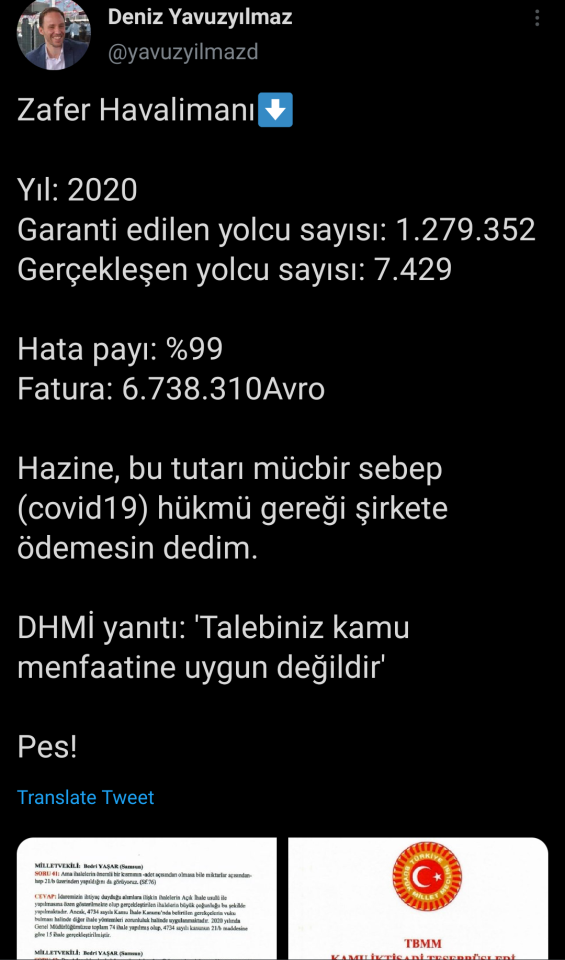 Zafer havalimanı ve uçan...