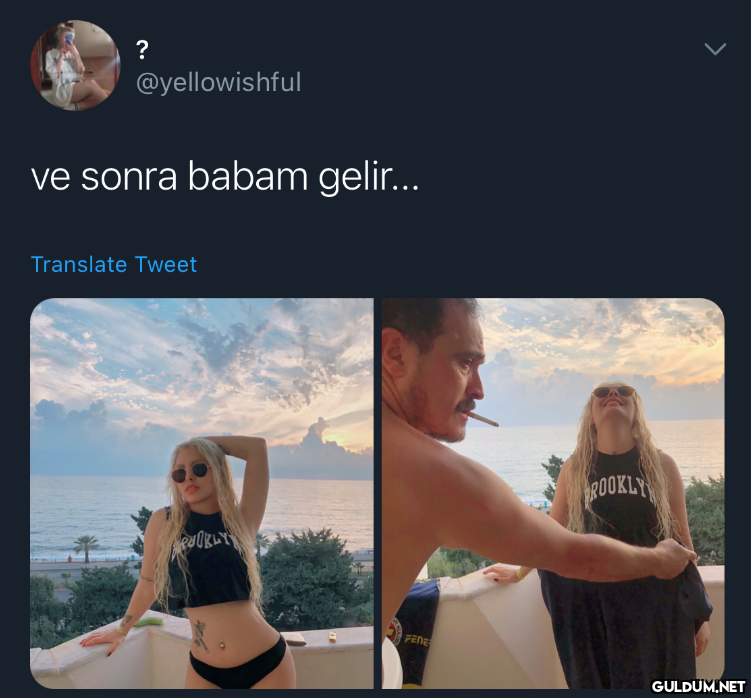 ? @yellowishful ve sonra...