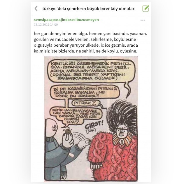 Aklıma müthiş bir tespit...