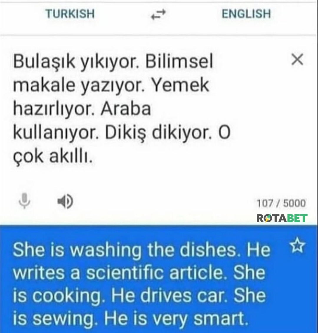 TURKISH ENGLISH Bulaşık...