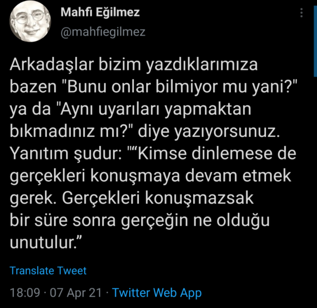 Biraz da ciddili...