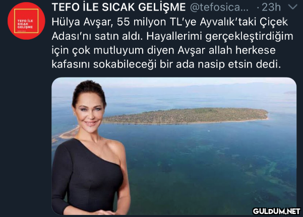 TEFO İLE SICAK GELİŞME...