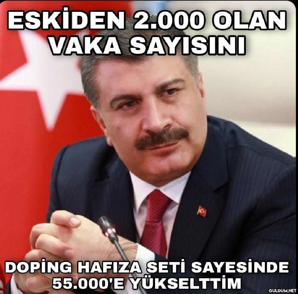 ESKİDEN 2.000 OLAN VAKA...