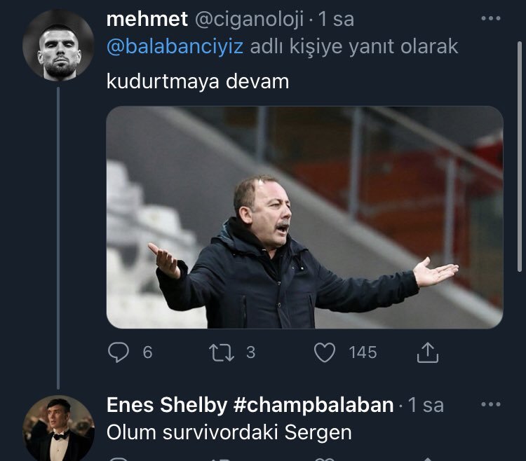 Bir kullanıcı, Survivor...