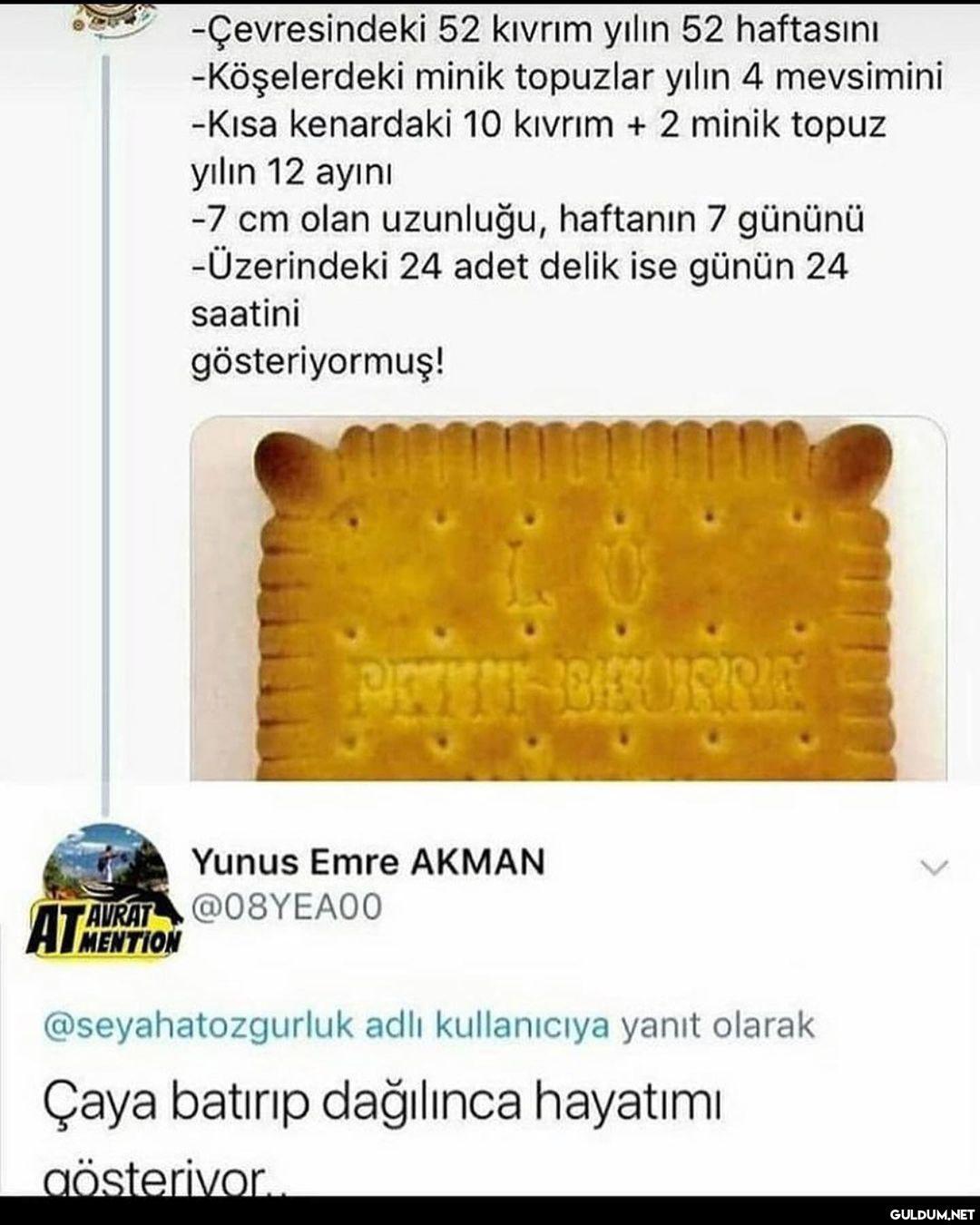 -Çevresindeki 52 kıvrım...