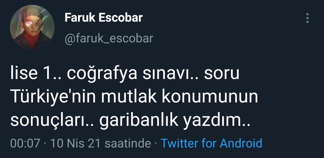 Faruk Escobar...