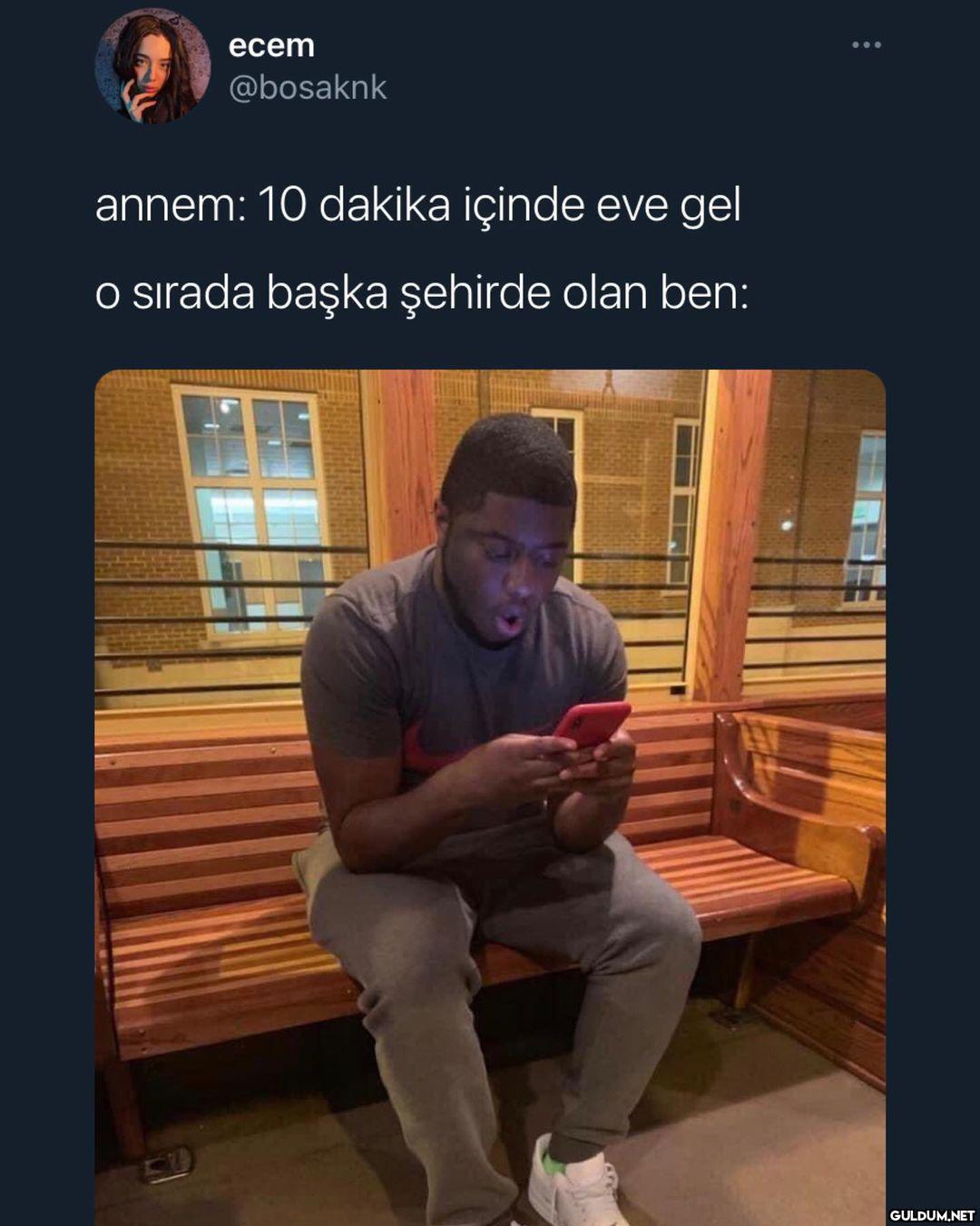 trafik var azıcık geç...
