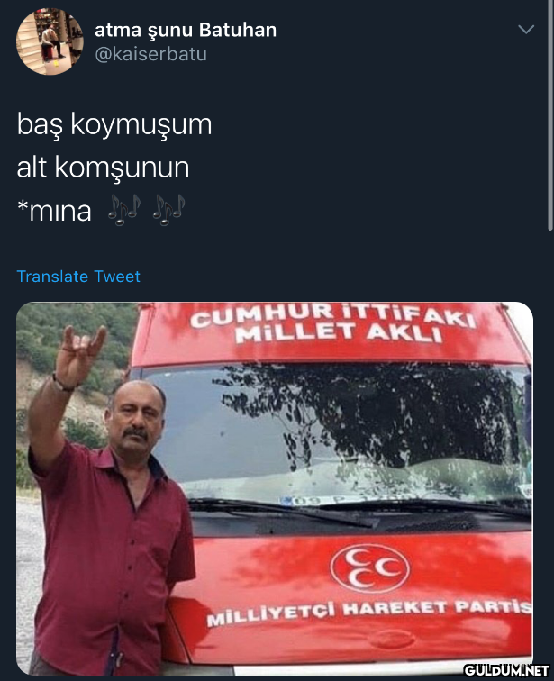 atma şunu Batuhan...