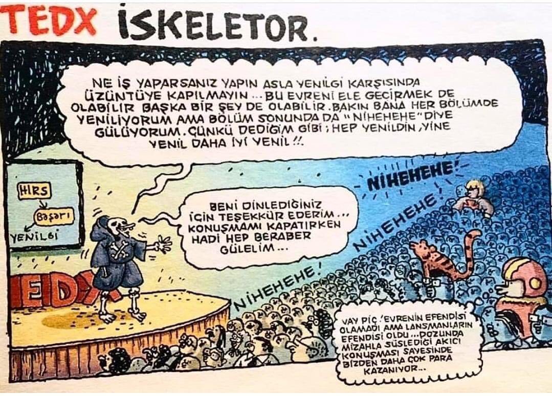“Hep yenildin, yine yenil...