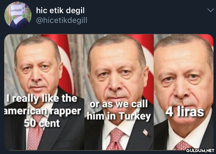 hic etik degil...