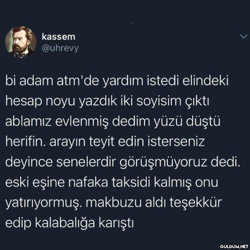 kassem @uhrevy bi adam...