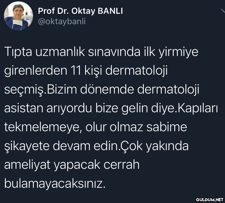 Prof Dr. Oktay BANLI...