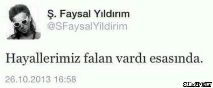 Ş. Faysal Yıldırım...