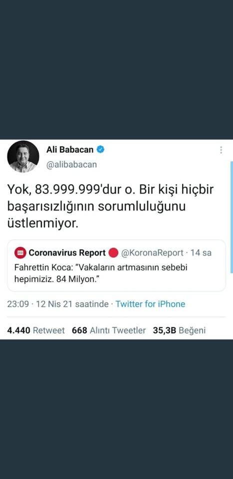 Fahrettin koca: Vakaların...