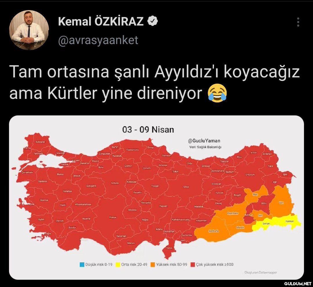 Haydaaa Kemal ÖZKİRAZ O @avrasyaanket Tam ortasına şanlı Ayyıldız'ı ...