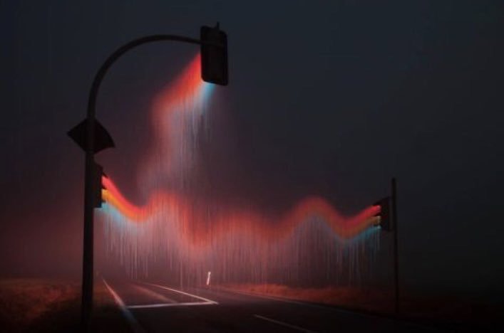 🚦Karanlık sisli bir gecede...