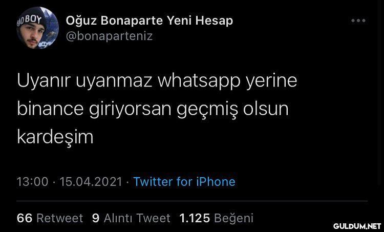 Oğuz Bonaparte Yeni Hesap...