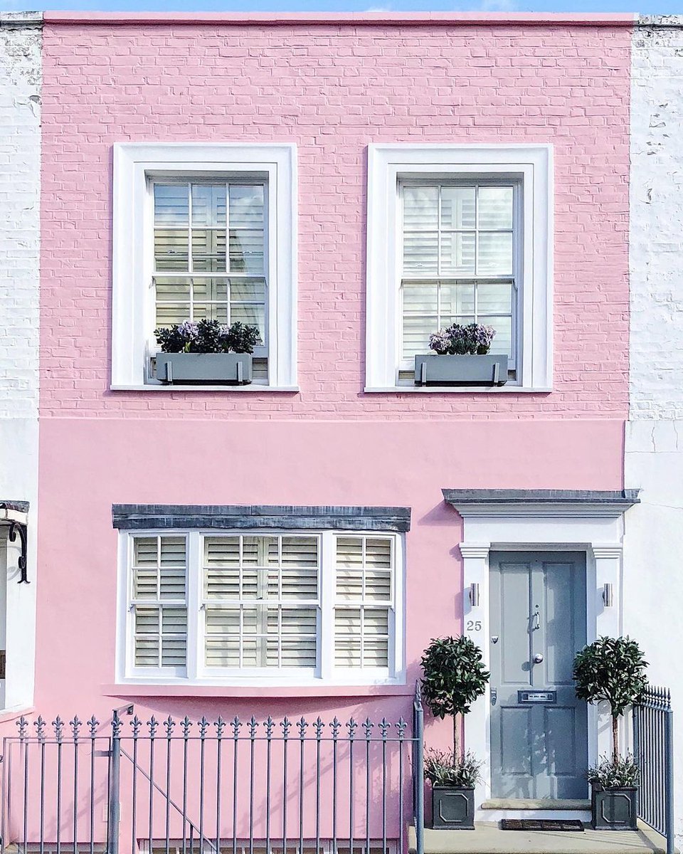 Londra’da pastel renkli...