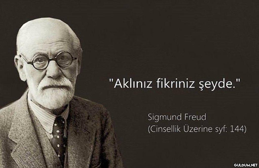 Sigmund Freud...