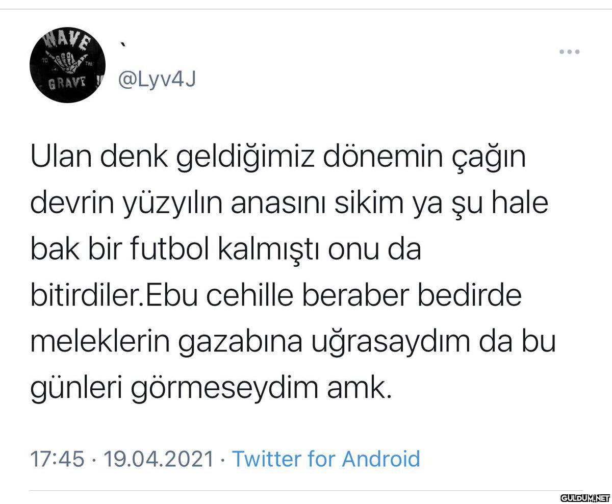 AVE GRAVE @Lyv4J Ulan denk...