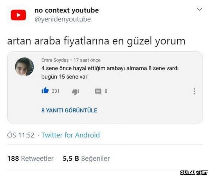 no context youtube...