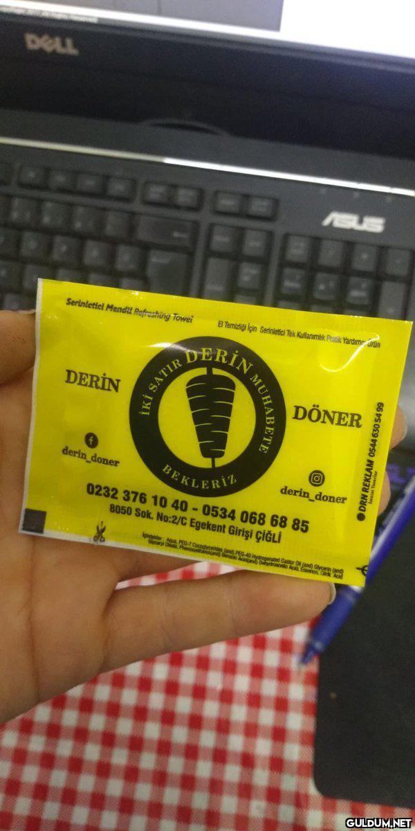 İzmir'de bir dönerci   ...
