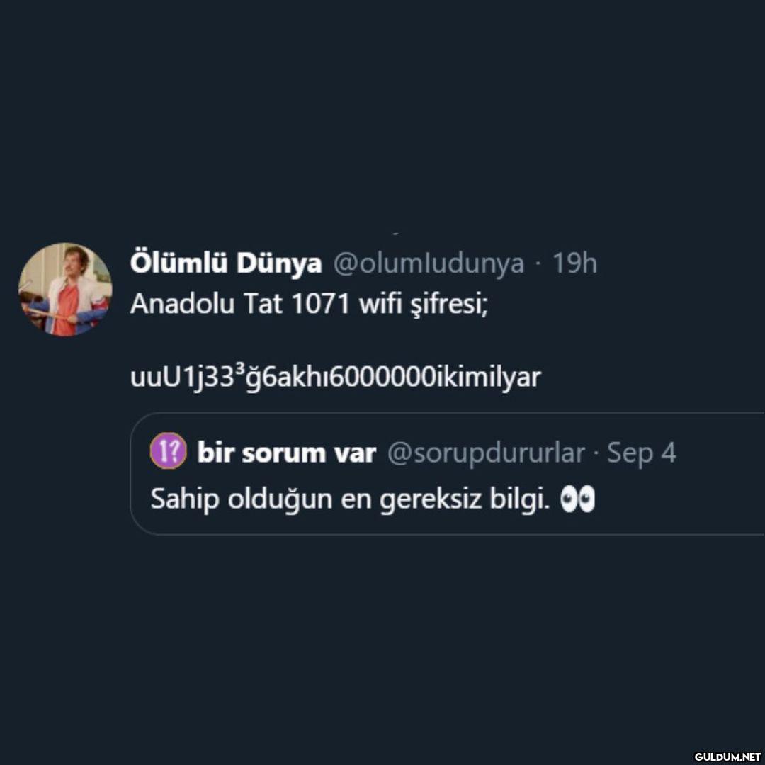 Ölümlü Dünya @olumludunya...