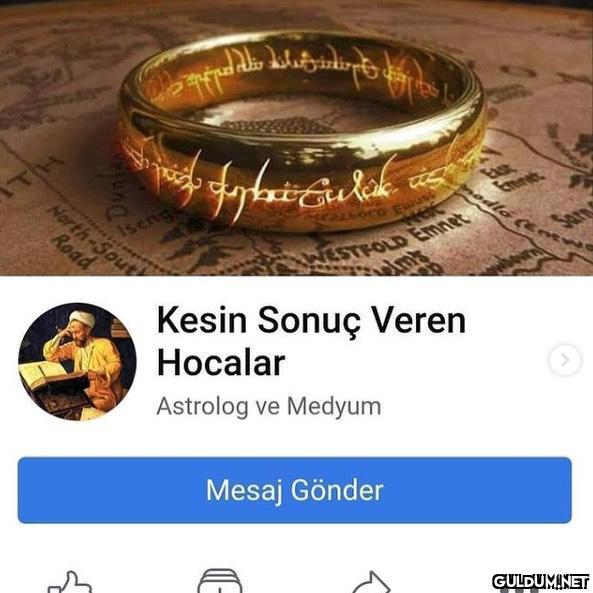 Hoca dediği de Gandalf...