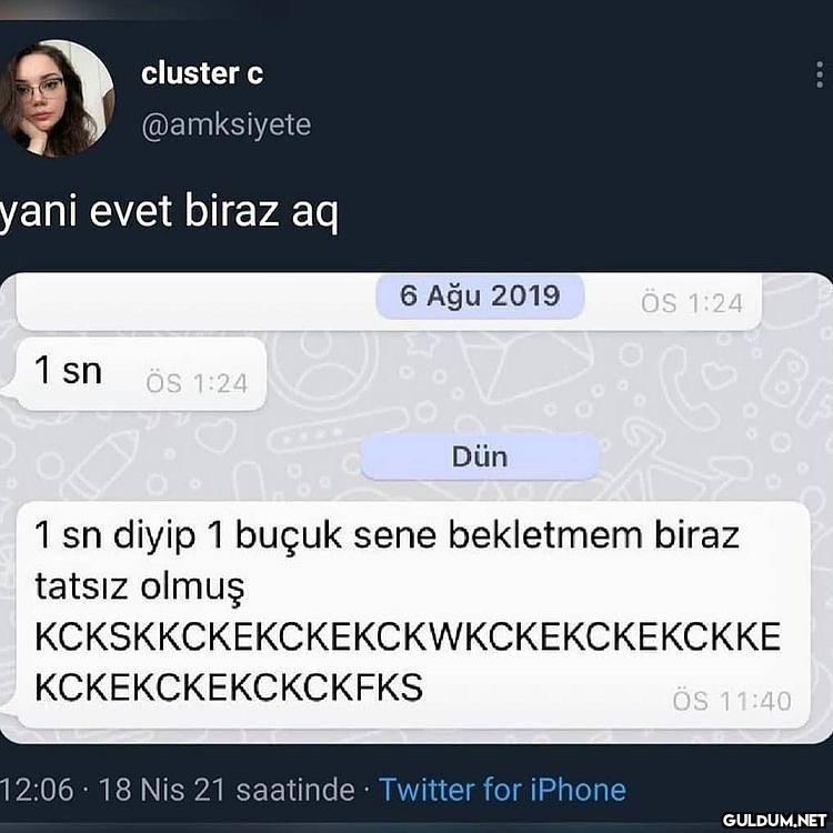 cluster c @amksiyete yani...