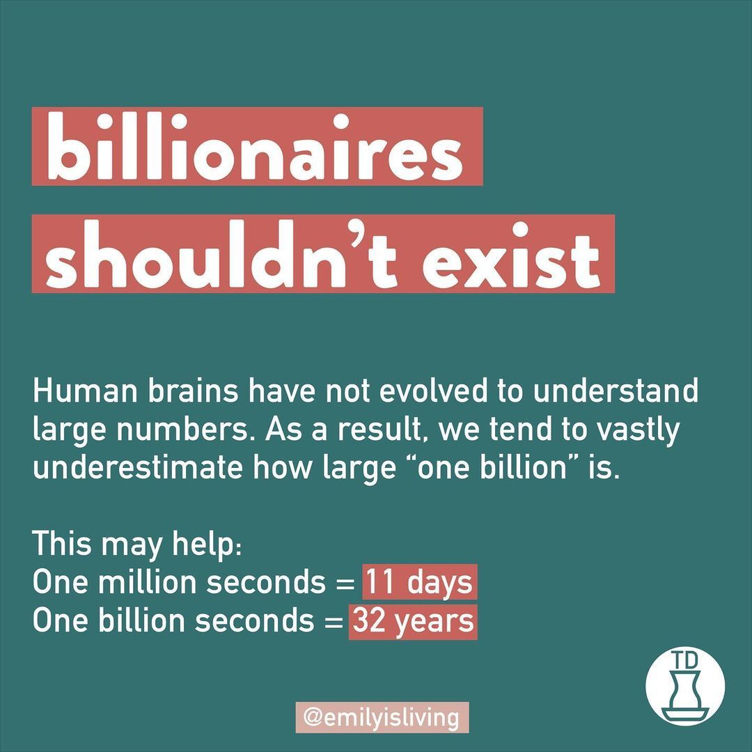 We see news about billions...