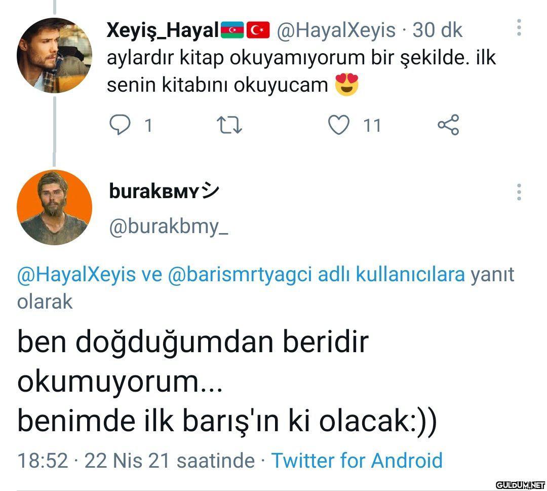Biraz kitap okusaydın...