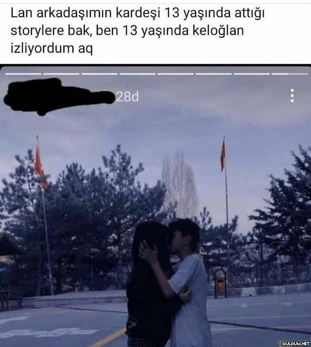 Lan arkadaşımın kardeşi 13...