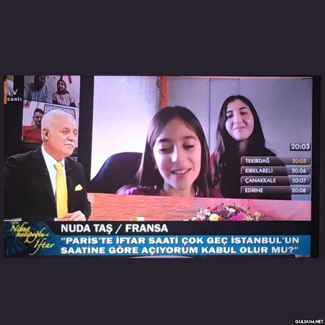 Allah kabul etsin nuda ...