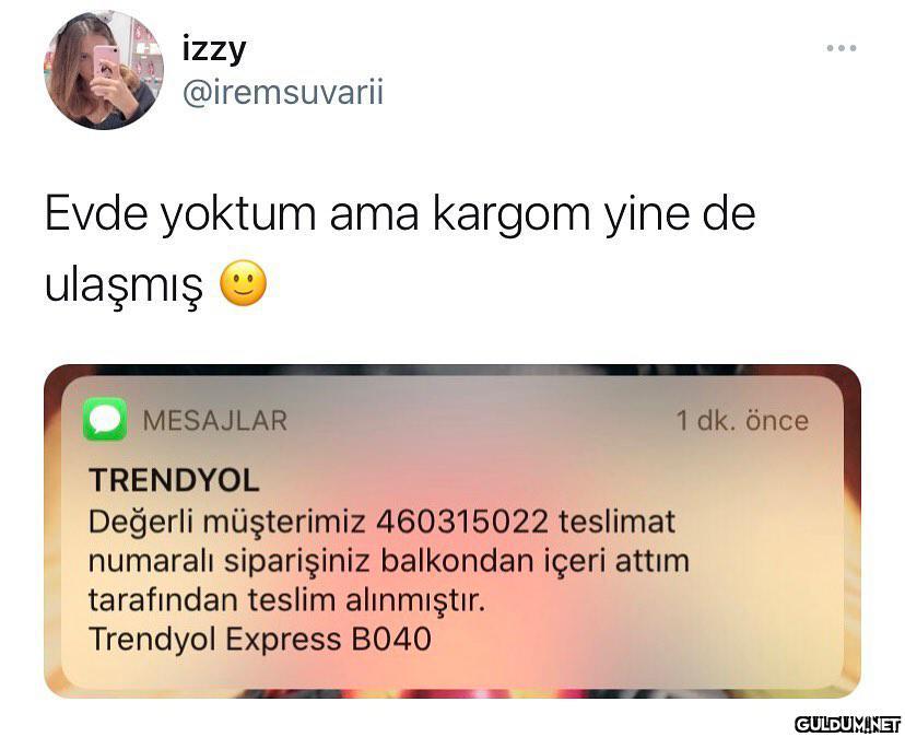 izzy @iremsuvarii Evde...